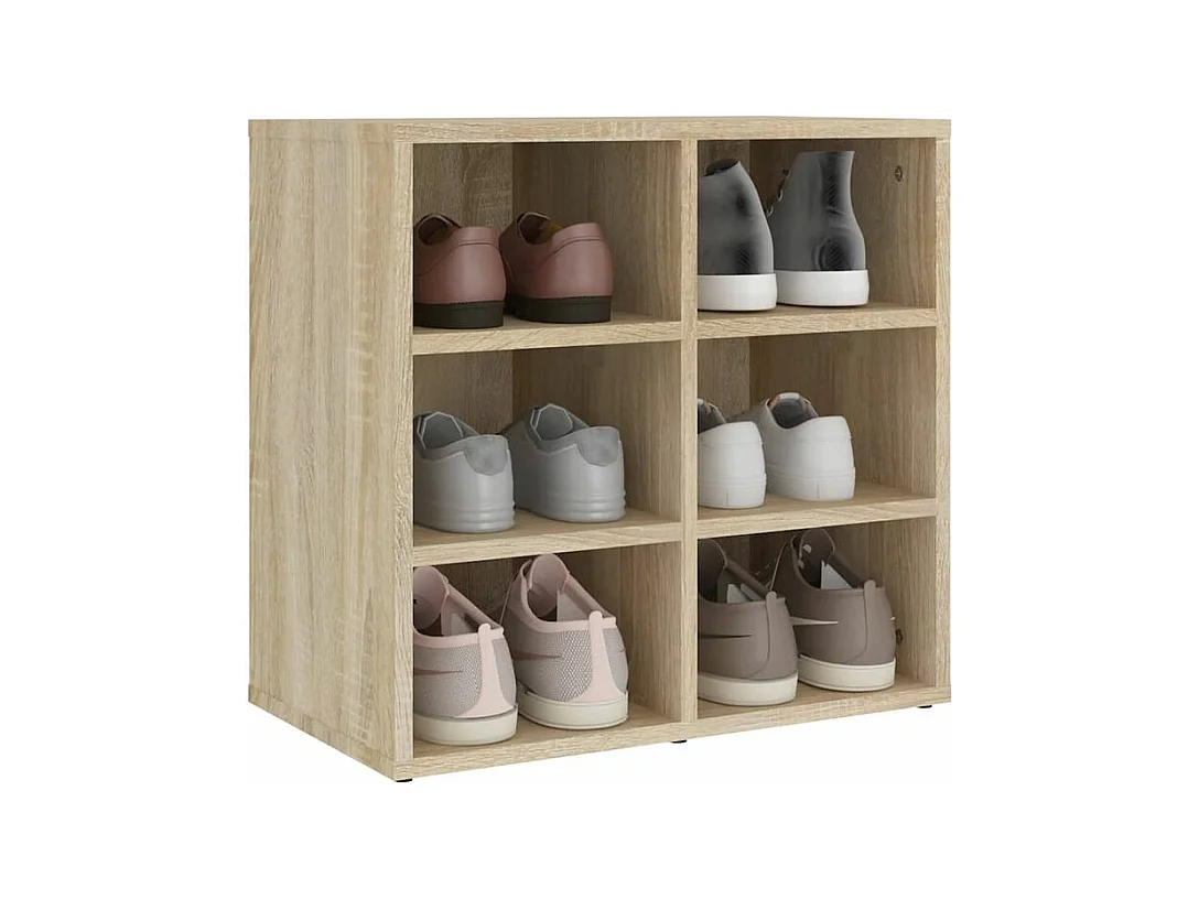 Armoire à chaussures Chêne Sonoma 52,5x30x50