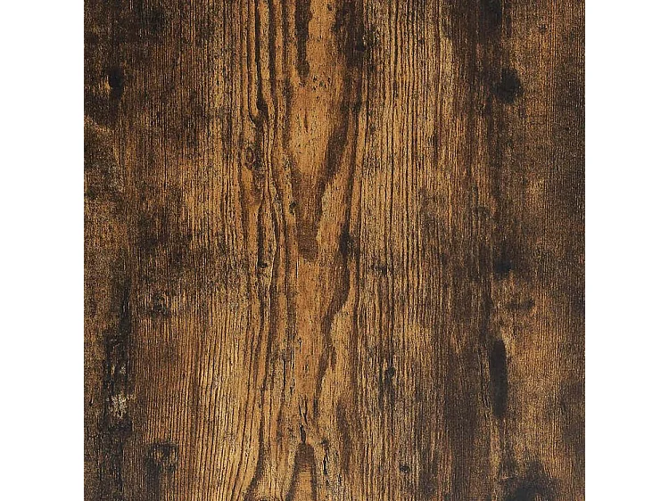 Banc à chaussures chêne fumé 102x30,5x45 bois d'ingénierie