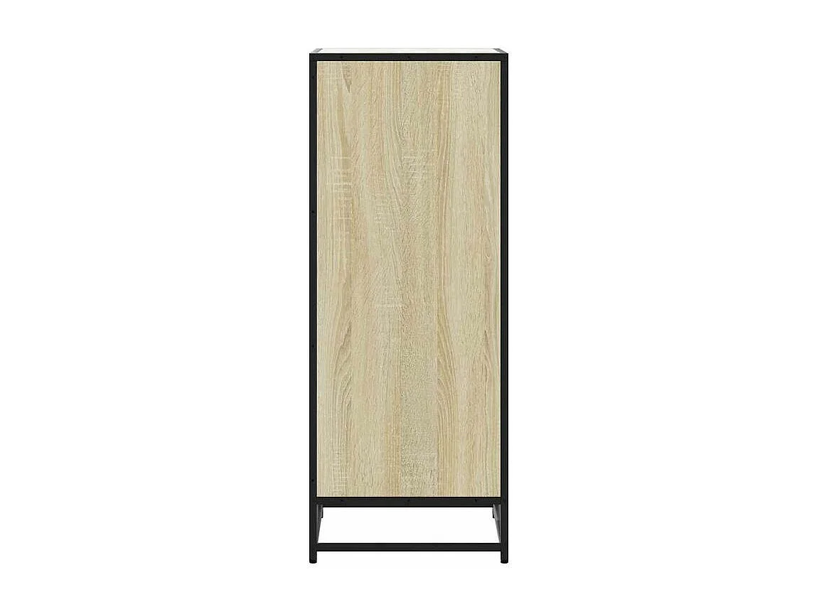 Étagère à chaussures chêne sonoma 48x38x97,5 bois ingénierie