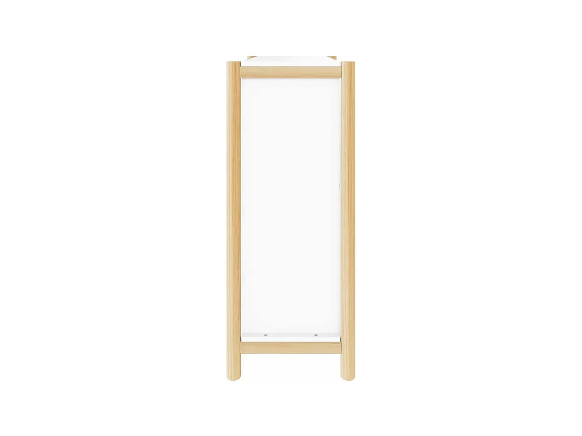 Armoire à chaussures Blanc 57,5x33x80 Bois d'ingénierie