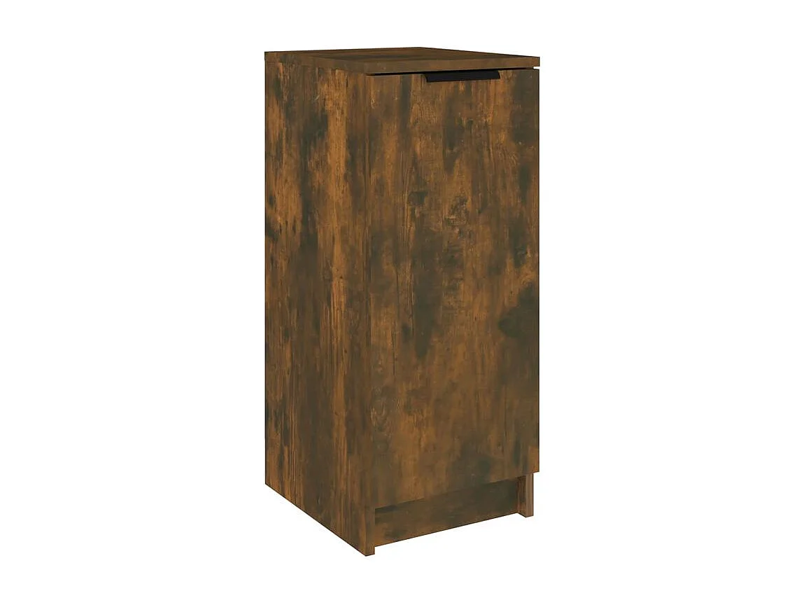 Armoire à chaussures Chêne fumé 30x35x70 Bois d'ingénierie