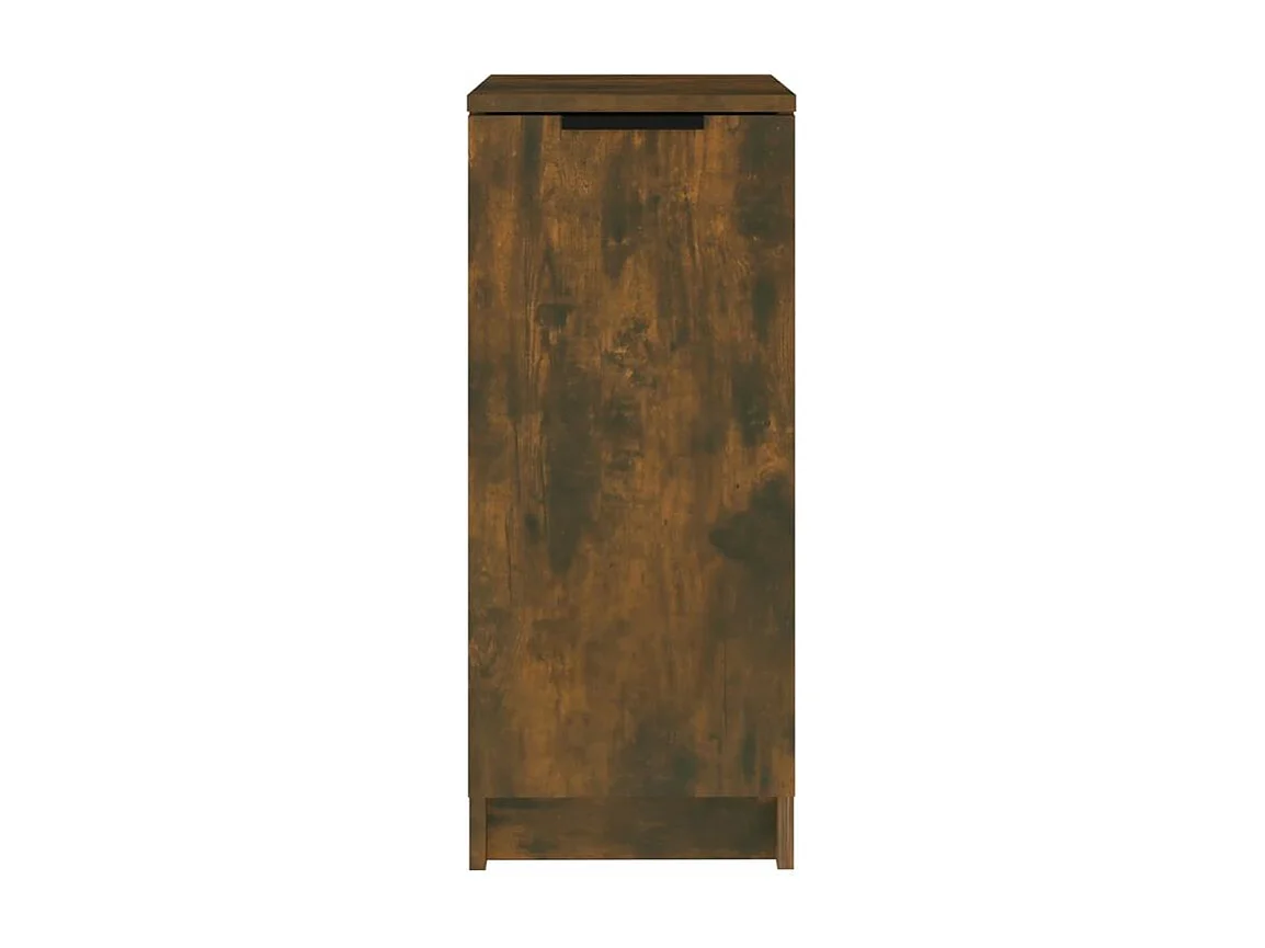 Armoire à chaussures Chêne fumé 30x35x70 Bois d'ingénierie