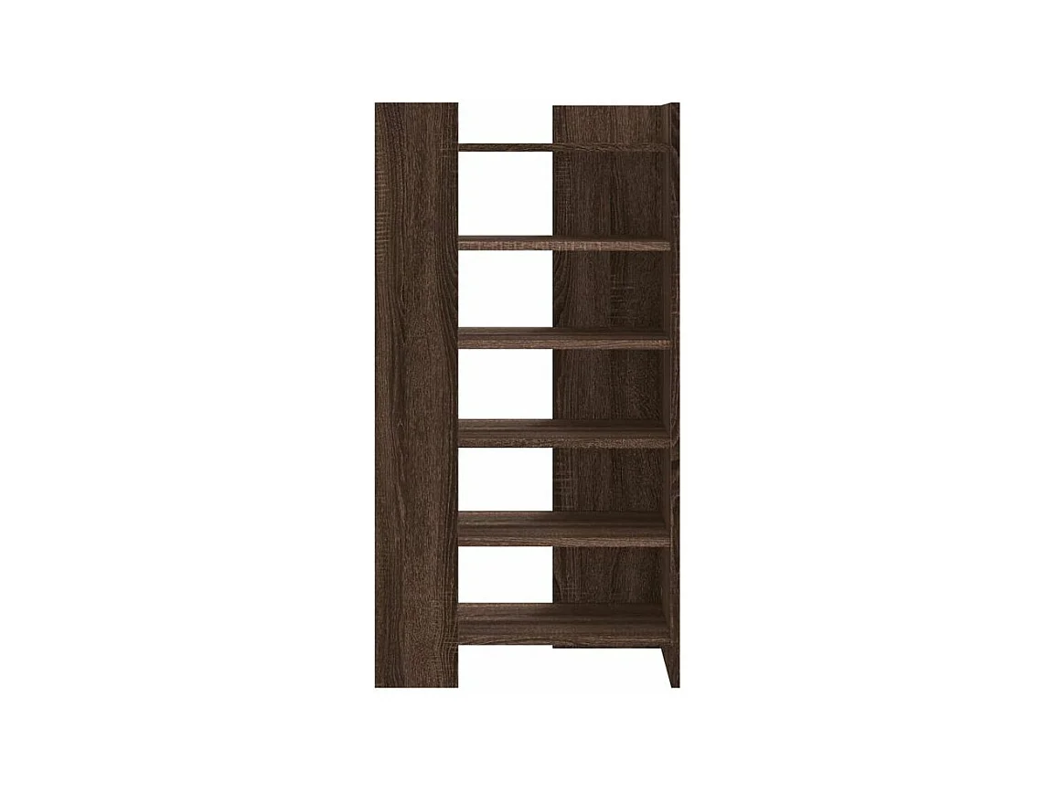 Armoire à chaussures chêne marron 52x37,5x100