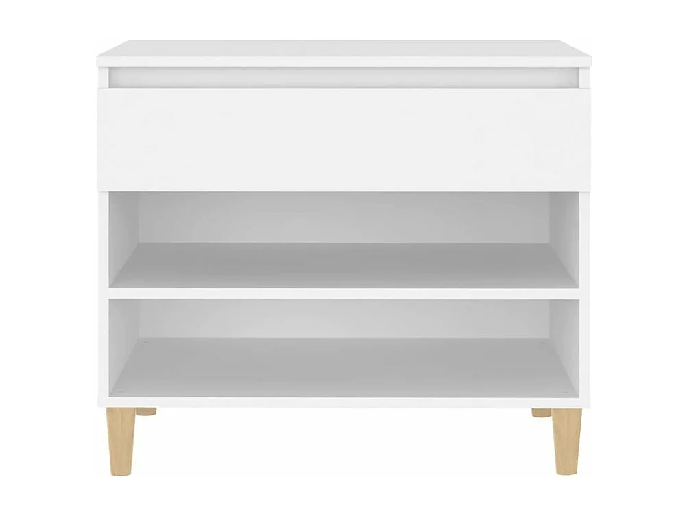 Armoire à chaussures Blanc 70x36x60 Bois d'ingénierie