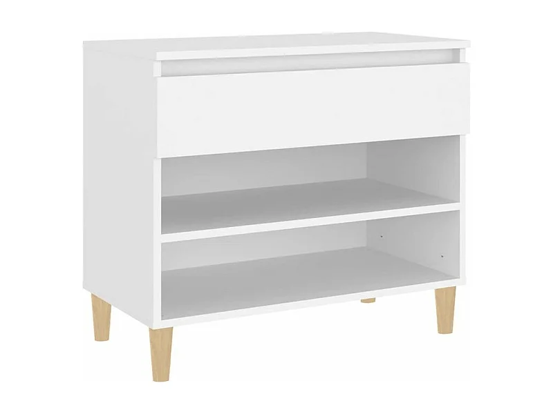 Armoire à chaussures Blanc 70x36x60 Bois d'ingénierie