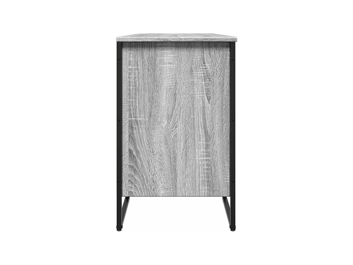 Armoire à chaussures sonoma gris 90x38x61,5 bois d'ingénierie