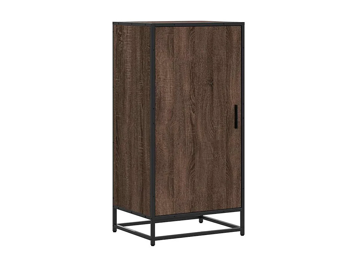 Étagère à chaussures chêne marron 48x38x97,5 bois ingénierie