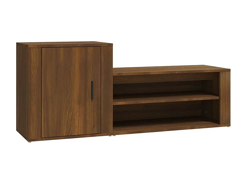 Armoire à chaussures Chêne marron 130x35x54 Bois d'ingénierie