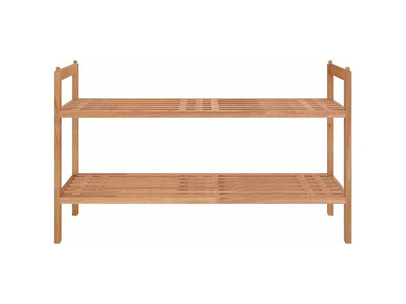 Meuble à chaussures 69x27x41 Bois massif de noyer