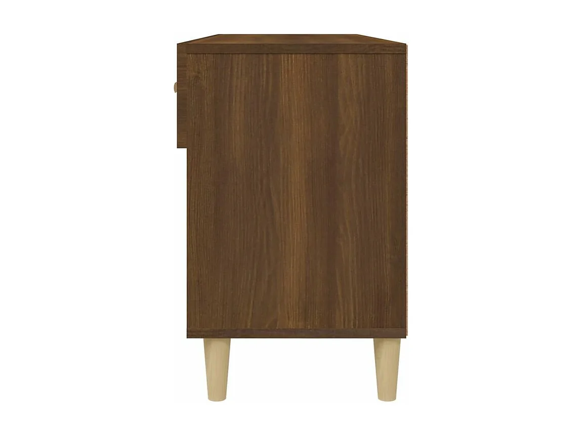 Meuble à chaussures Chêne marron 102x35x55 Bois d'ingénierie