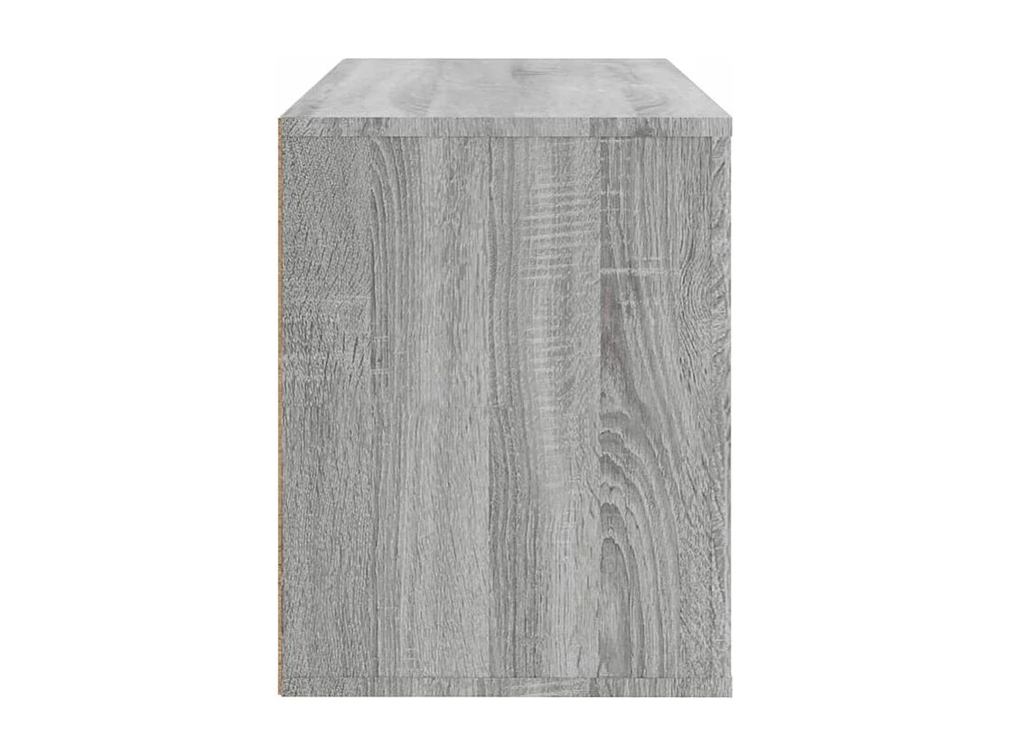 Armoire à chaussures Sonoma gris 80x35x45 Bois d'ingénierie