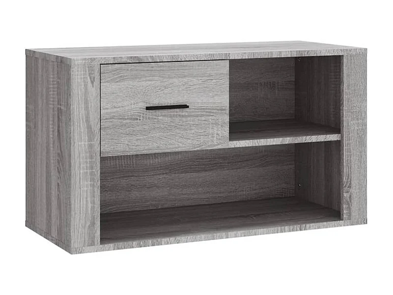 Armoire à chaussures Sonoma gris 80x35x45 Bois d'ingénierie