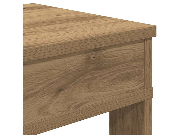 Étagère à chaussures chêne artisanal bois d'ingénierie