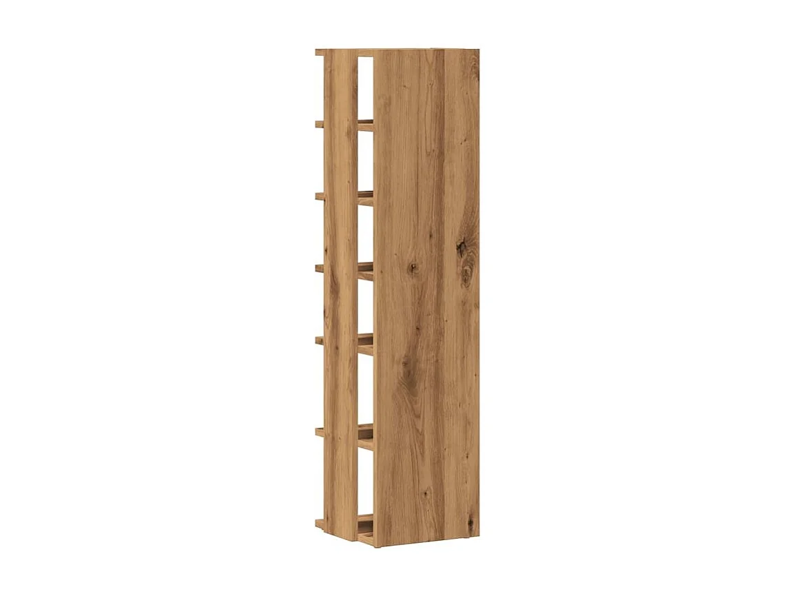 Armoire à chaussures chêne artisanal bois d'ingénierie