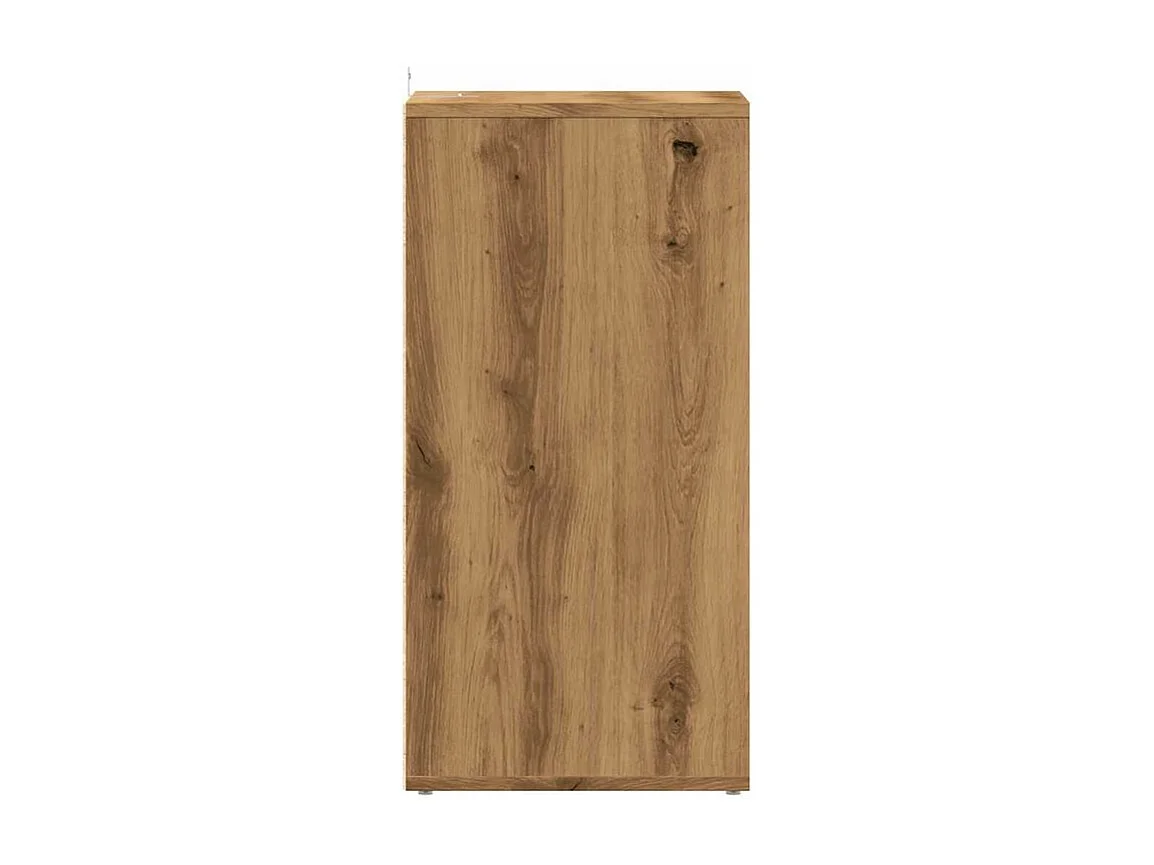 Armoires à chaussures 2 pcs chêne artisanal bois d'ingénierie