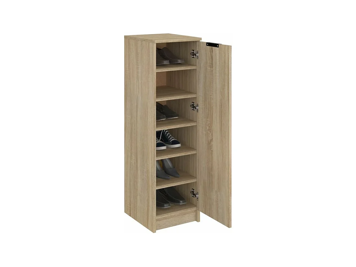 Armoire à chaussures Chêne Sonoma 30x35x100 Bois d'ingénierie