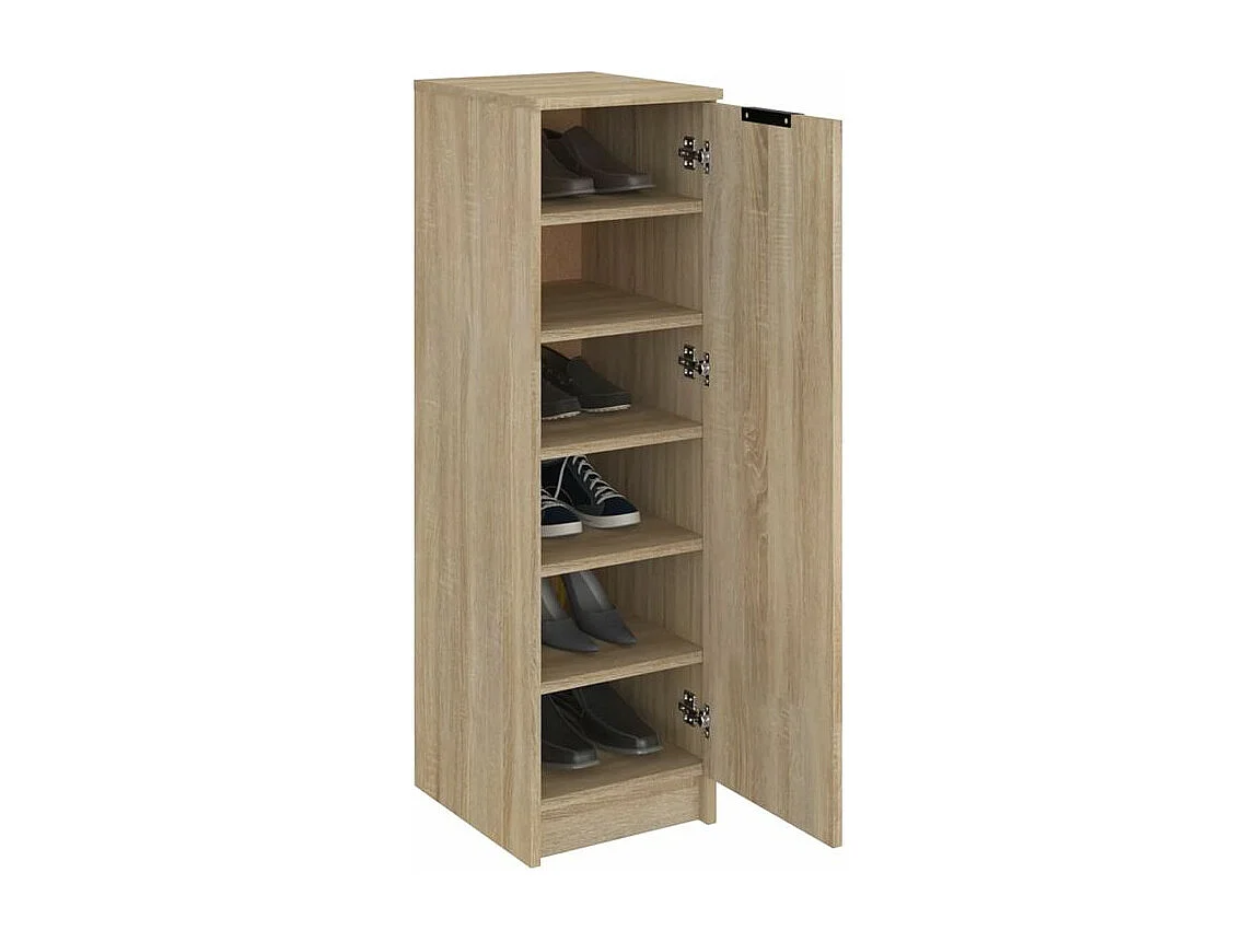 Armoire à chaussures Chêne Sonoma 30x35x100 Bois d'ingénierie