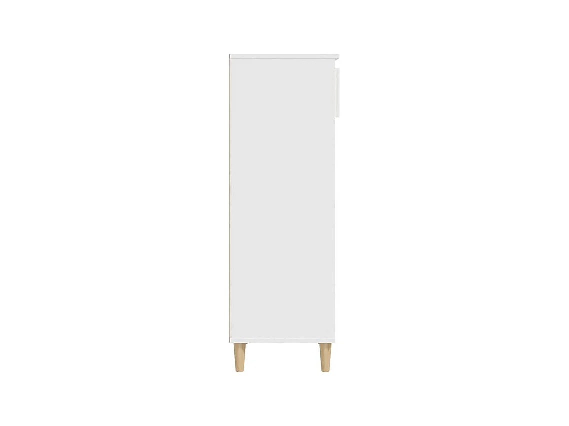Armoire à chaussures Blanc 40x36x105 Bois d'ingénierie