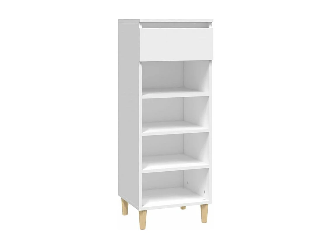 Armoire à chaussures Blanc 40x36x105 Bois d'ingénierie