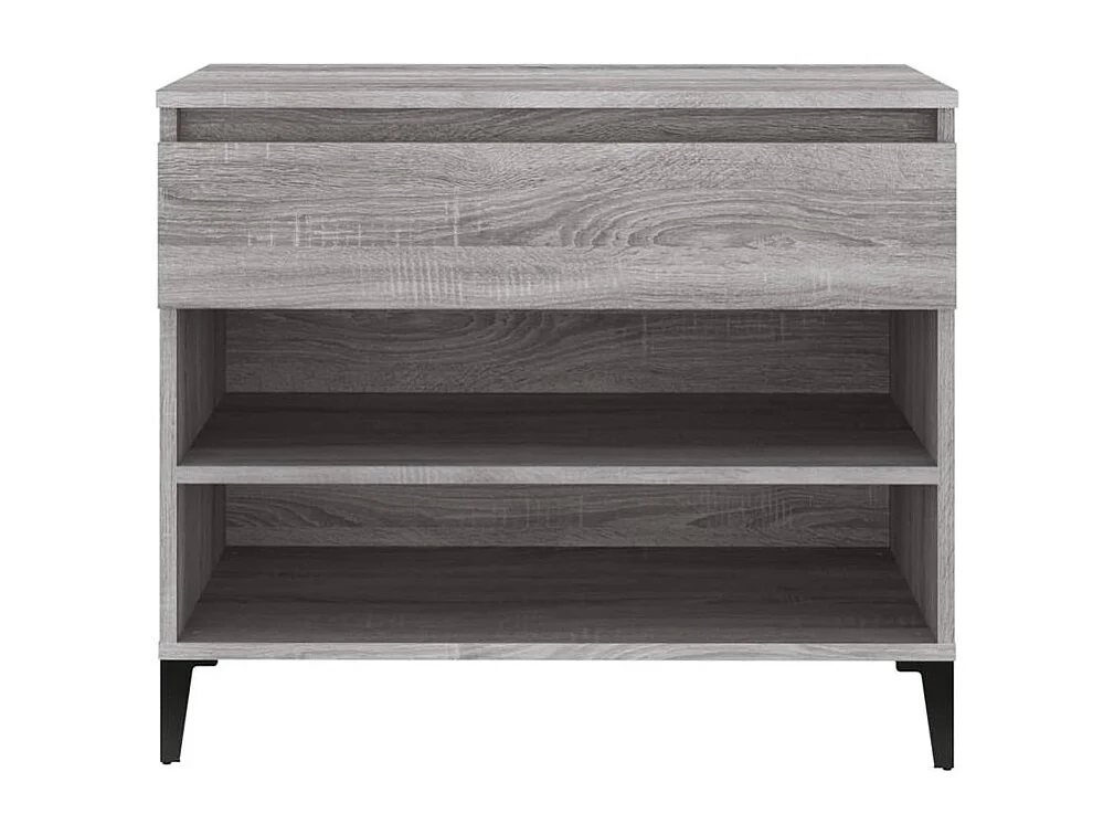 Armoire à chaussures Sonoma gris 70x36x60 Bois d'ingénierie