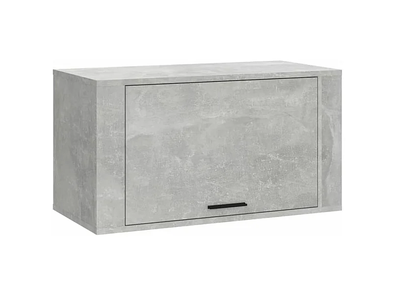 Armoire à chaussures murale Gris béton 70x35x38