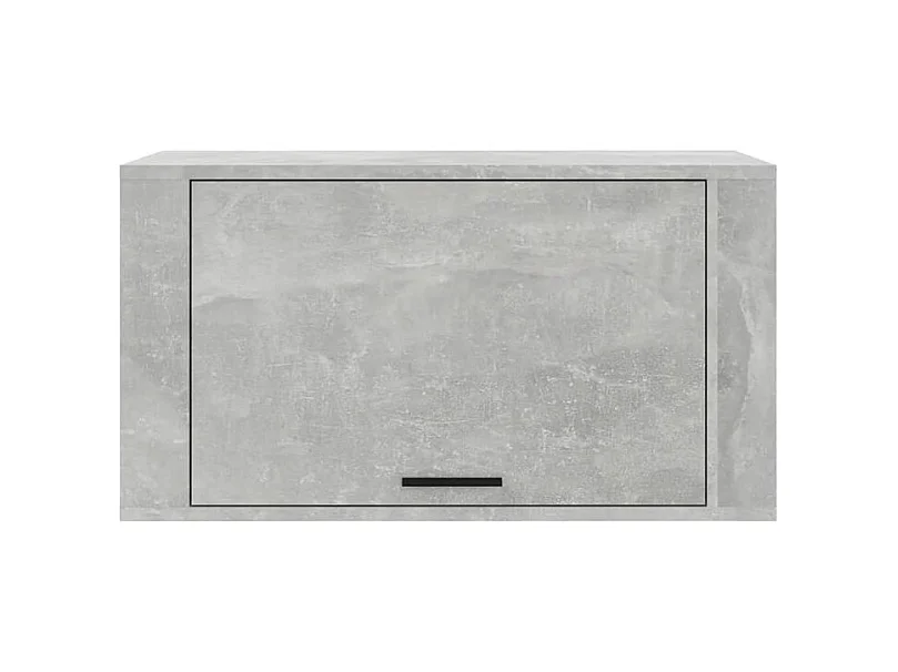 Armoire à chaussures murale Gris béton 70x35x38