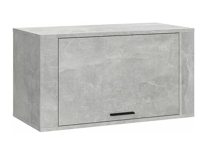 Armoire à chaussures murale Gris béton 70x35x38