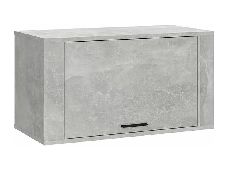 Armoire à chaussures murale Gris béton 70x35x38