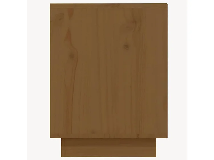 Armoire à chaussures Marron miel 110x34x45 Bois de pin massif