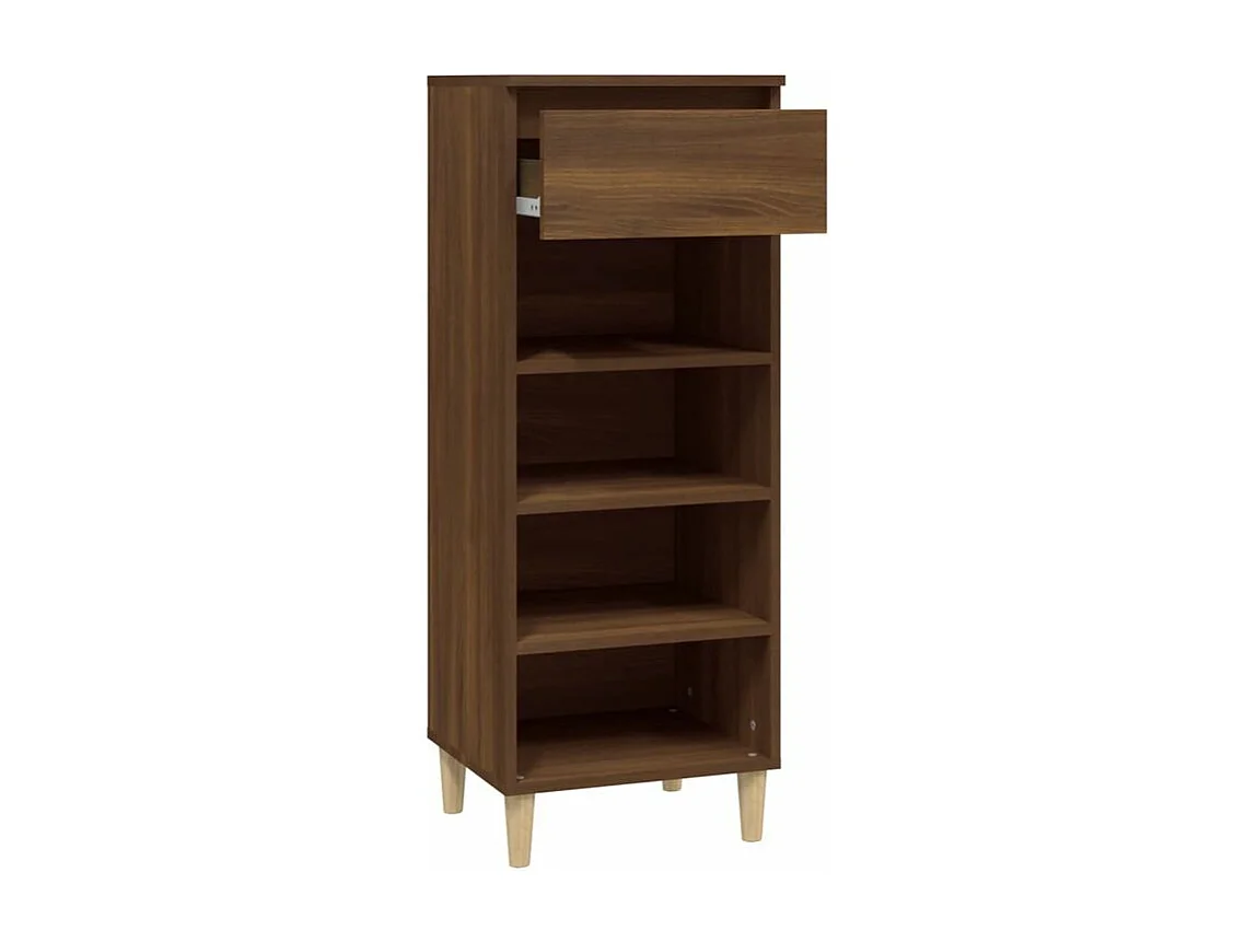 Armoire à chaussures Chêne marron 40x36x105 Bois d'ingénierie