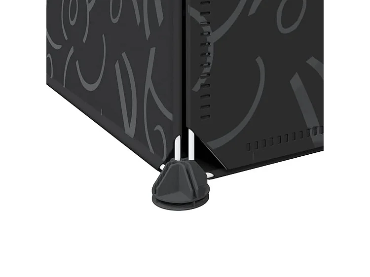 Cubes de rangement 16 pcs avec tiges de suspension PP