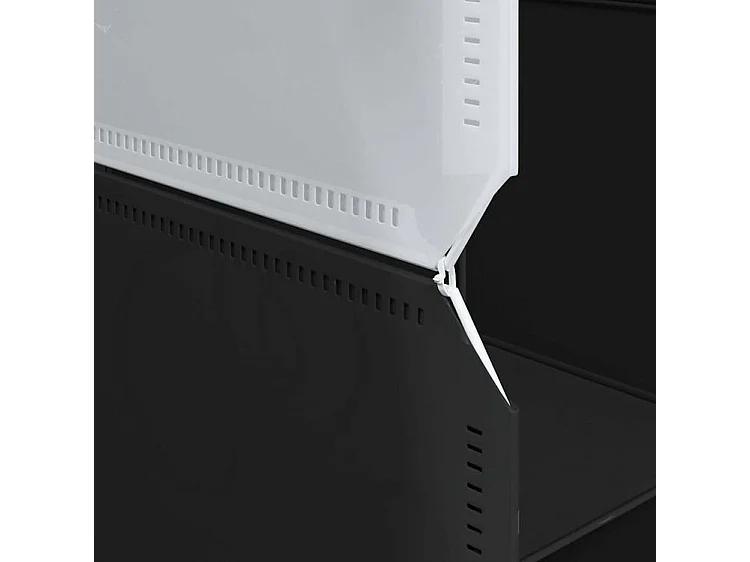 Cubes de rangement 16 pcs avec tiges de suspension PP