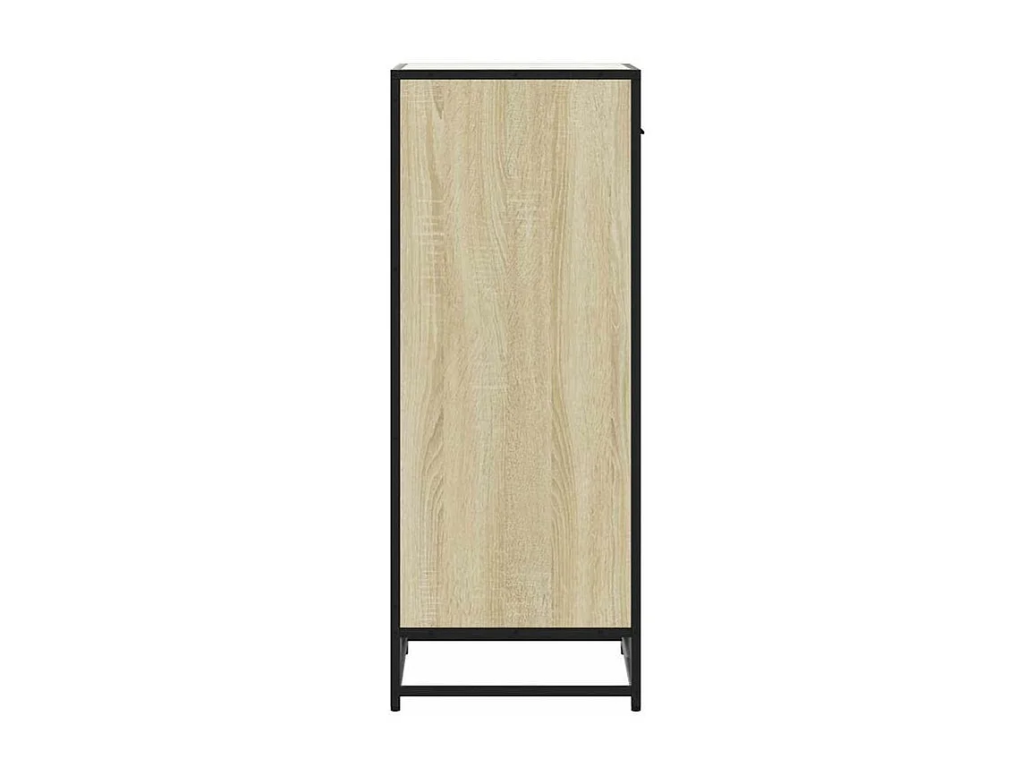 Étagère à chaussures chêne sonoma 48x38x97,5 bois ingénierie