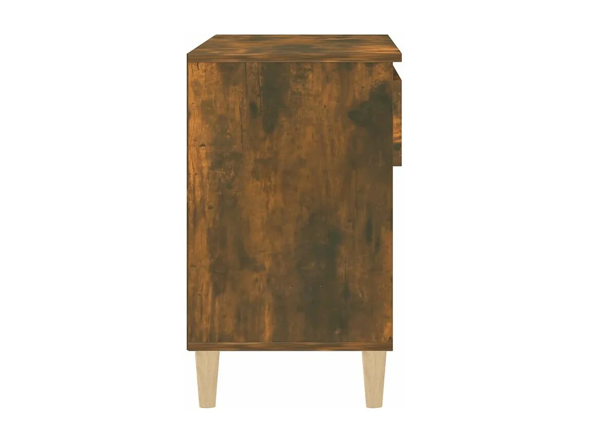 Armoire à chaussures Chêne fumé 70x36x60 Bois d'ingénierie