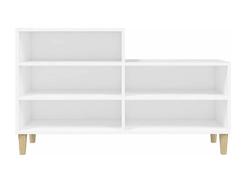 Armoire à chaussures Blanc 102x36x60 Bois d'ingénierie