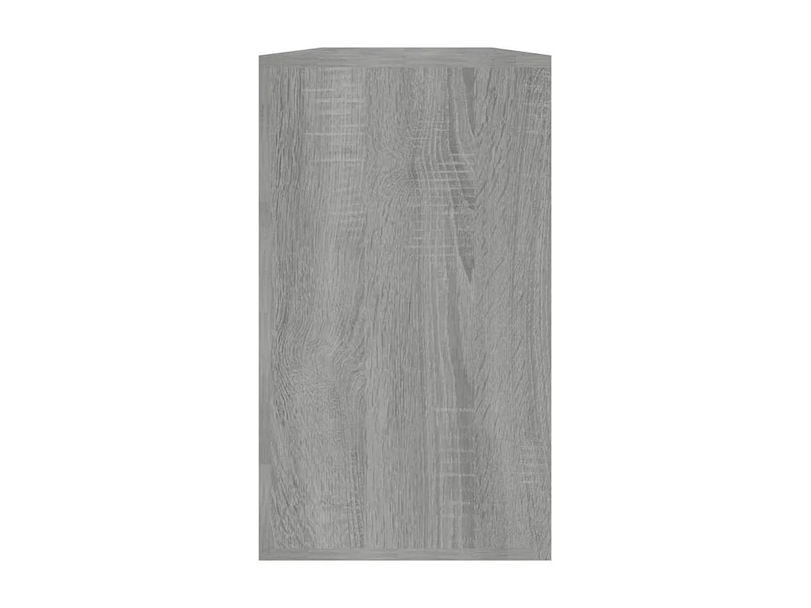 Meuble à chaussures 1 porte rabattable Venta - Version classique-Couleur Chêne gris