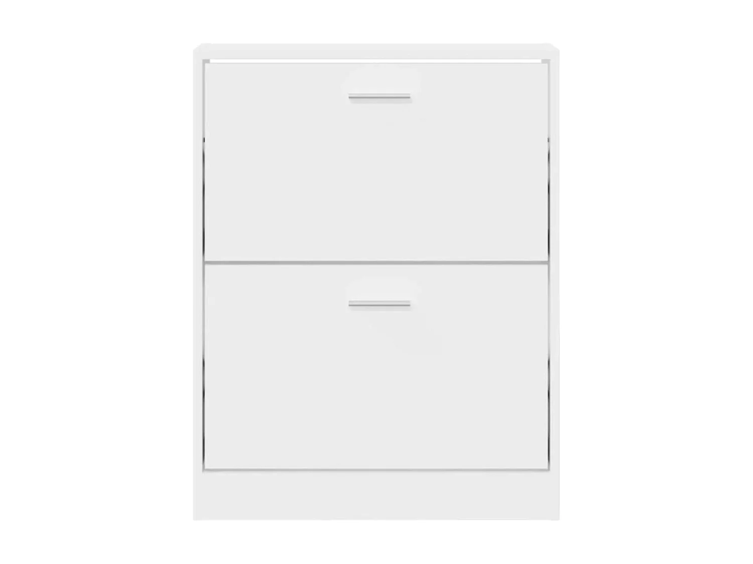 Armoire à chaussures en bois Puerto L59xH81xP17 – 2 portes rabattables-Couleur Gris béton