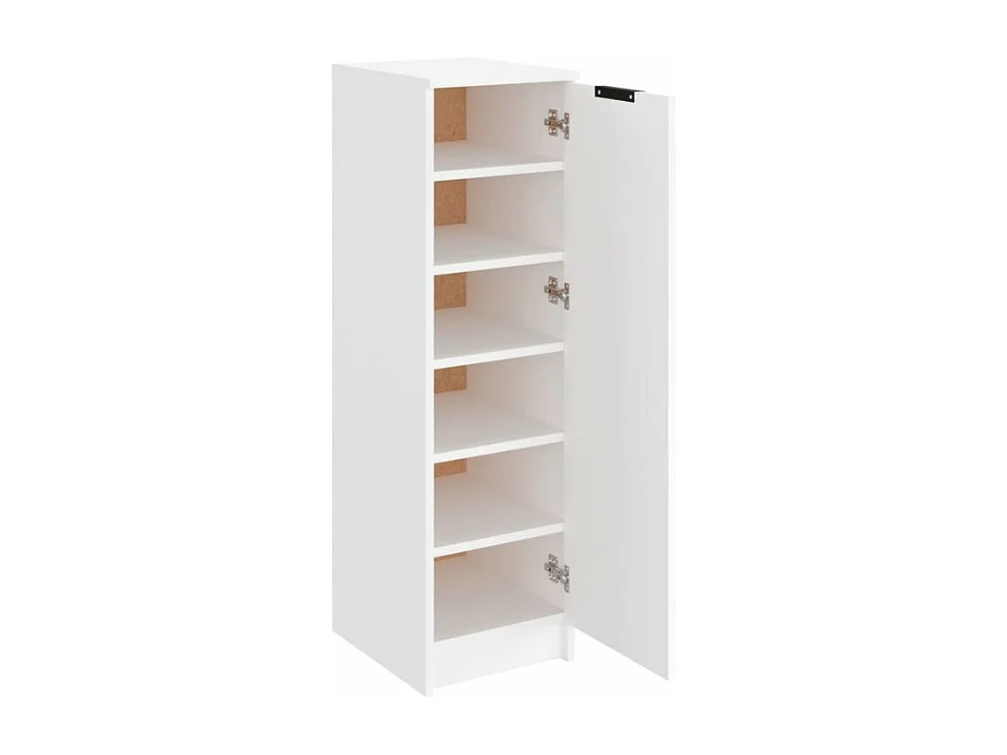 Armoire à chaussures Blanc 30x35x100 Bois d'ingénierie
