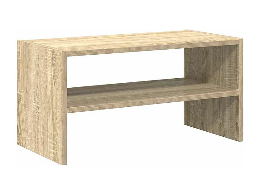 Étagère à chaussures 2 niveaux empilable – Solution Flexible et élégante pour le rangement-Couleur Chêne clair