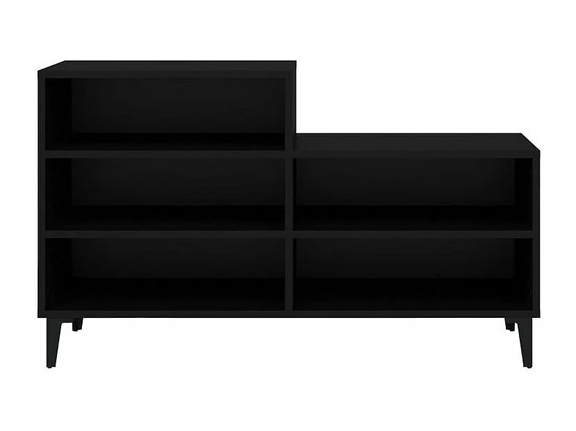 Armoire à chaussures Noir 102x36x60 Bois d'ingénierie