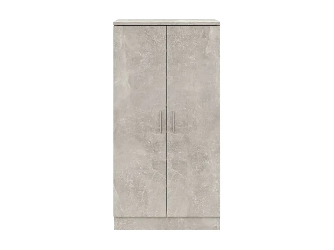 Meuble à chaussures 7 niveaux Palina L55xH108xP35 – Élégance et fonctionnalité-Couleur Gris béton