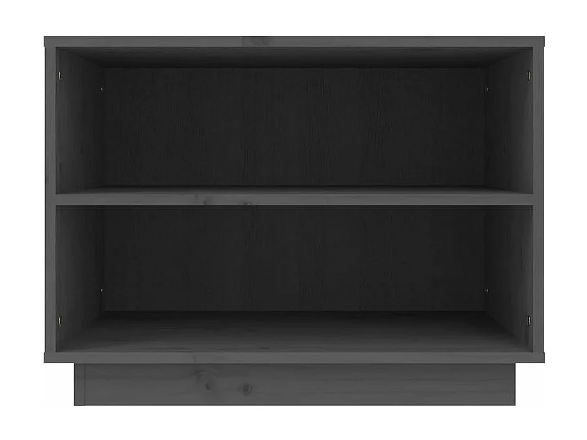 Armoire à chaussures Gris 60x34x45 Bois de pin massif