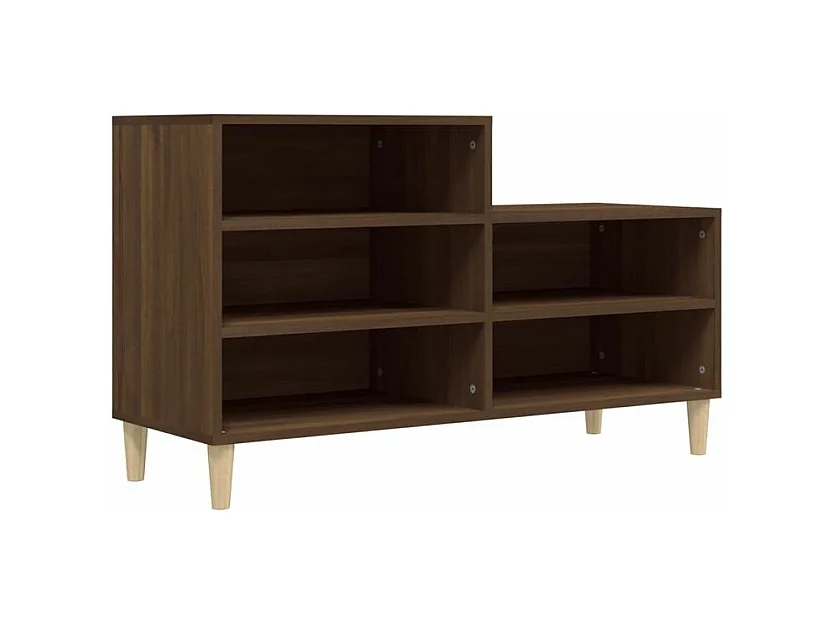 Armoire à chaussures Chêne marron 102x36x60 Bois d'ingénierie
