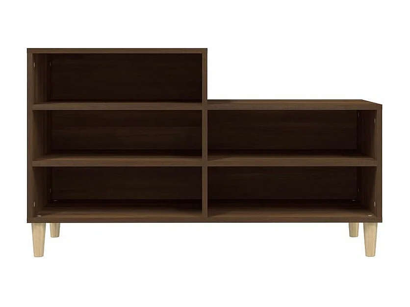 Armoire à chaussures Chêne marron 102x36x60 Bois d'ingénierie