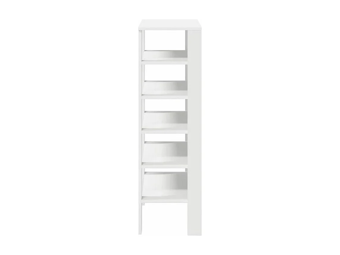 Étagère à chaussures blanc 61x32x105 bois d'ingénierie