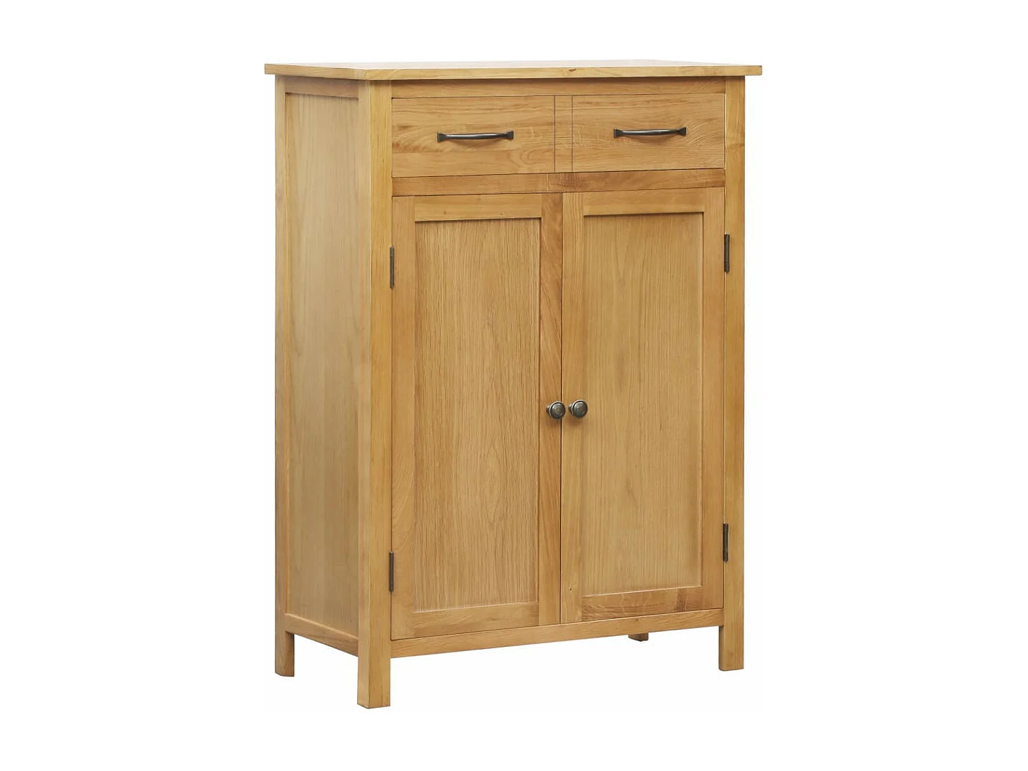 Armoire à chaussures 76x37x105 Bois de chêne solide 2