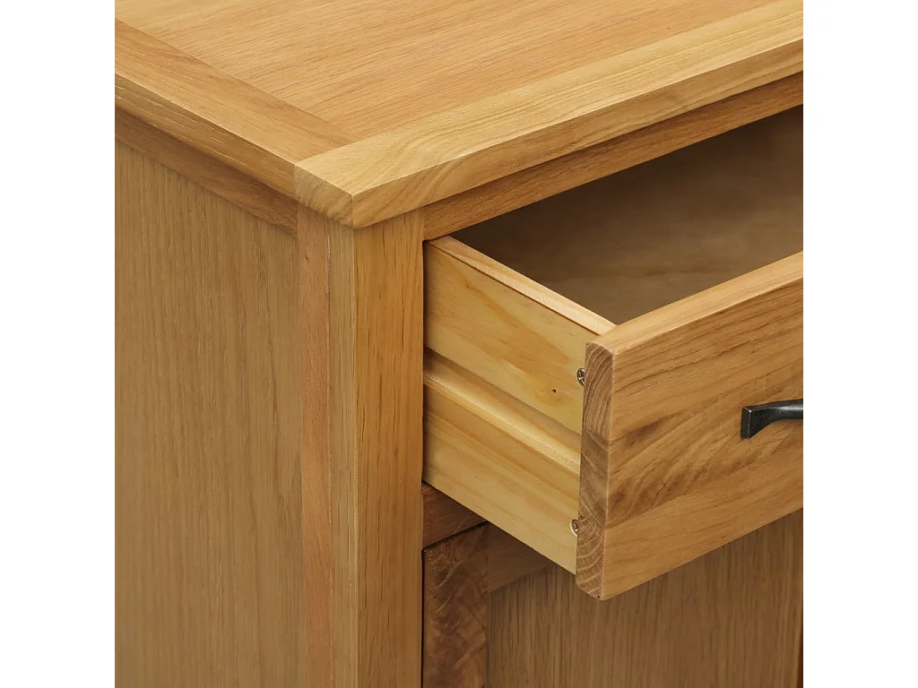 Armoire à chaussures 76x37x105 Bois de chêne solide 2