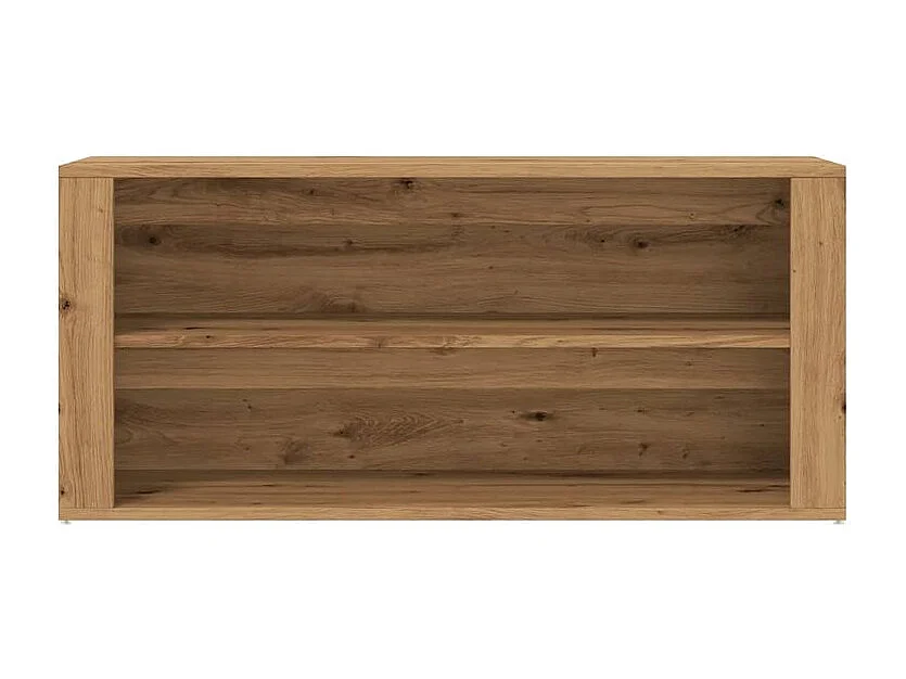 Banc à chaussures chêne artisanal 100x35x45 bois d'ingénierie