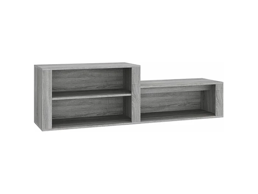 Armoire à chaussures Sonoma gris 150x35x45 Bois d'ingénierie