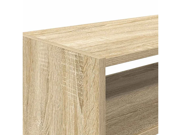 Étagères à chaussures 2 pcs empilable chêne sonoma 60x30x30,5